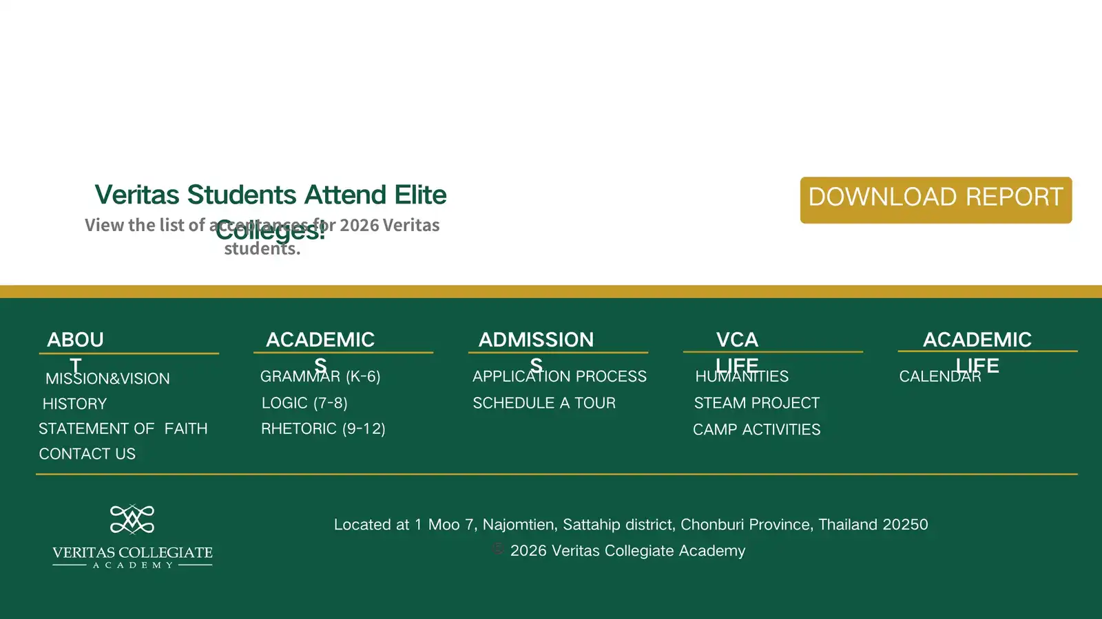 Footer directory slide